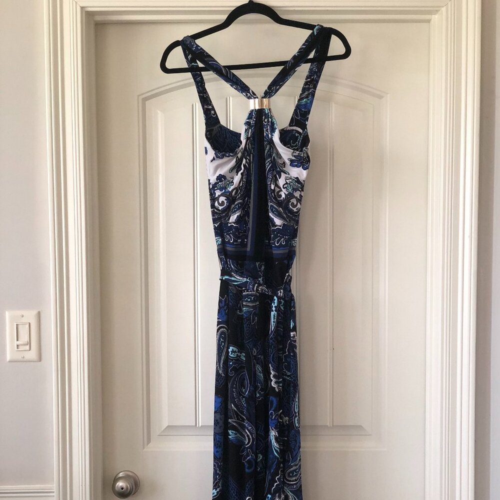 Cache Paisley Halter Jumpsuit